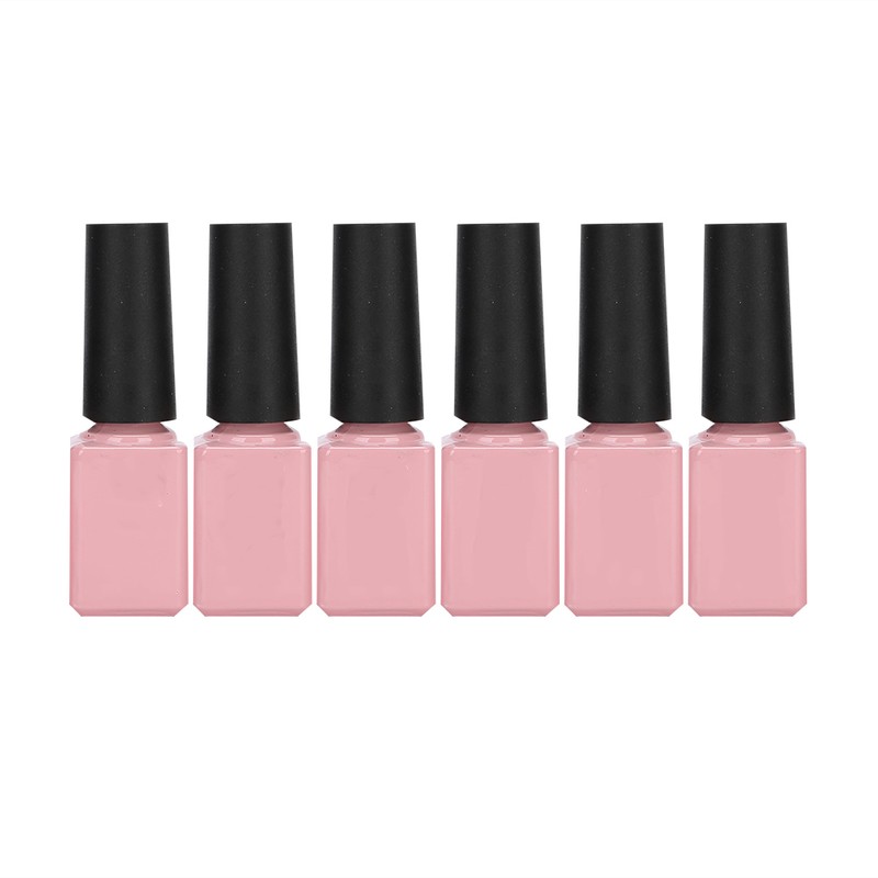 6pcs Nail Art UV Gel Nail Polish Quick Coloring Soak