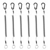 Elevatech Safety Coiled Lanyard, 6Pcs Fishing Lanyard Retractable Heavy Duty