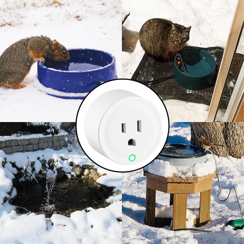 Zoblise Thermostatically Controlled Outlet: (3 PCS) Automatically Turn on Below