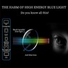 LJCZKA Square Blue Light Filter Glasses Women Men Crystal Bling