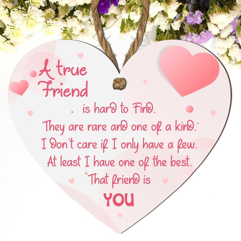 A True Friend Is Hard to Find | Heartfelt Wooden