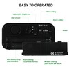 SUPLEDCK Alarm Clock,Digital Alarm Clock for Bedrooms,Battery Operated Clock,Adjustable 3