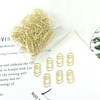 Pack of 200 Paper Clips Heart Mini Metal Clips with