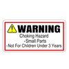 260 x Choking Hazard Warning Stickers - Suffocation Hazard -