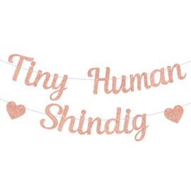 Tiny Human Shindig banner, Tiny HumanTheme Baby Shower Funny Baby Shower, Welcome Baby/Sweet Baby Party Decor Supplies