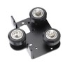 Back Support Plate Black Metal 3D Printer Extruder Back Support