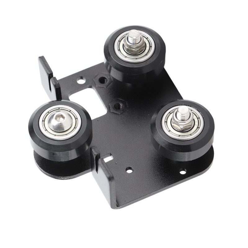 Back Support Plate Black Metal 3D Printer Extruder Back Support