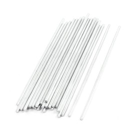 Sourcingmap 30Pcs 80mm x 2mm Iron Round Rod Bar for RC Helicopter Car