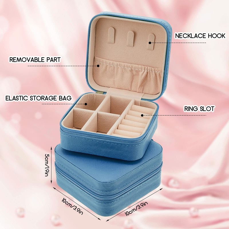 6 Pcs Travel Jewelry Case Jewelry Travel Organizer Small Jewelry