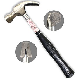 ARTESIA TOOL (2 Pack) 9.75" (24.8 cm) Forged Steel Claw Hammer | 8 oz (227g) Head | Rubber Grip | Precision Striking | Multi-Use Claw | Ideal for Construction, Roofing, Cabinetry