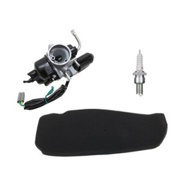 17.5 mm Carburettor + Air Filter + Spark Plug B9ES Set for Piaggio Sfera NSL 50 80