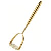 Golden Potato Masher Stainless Steel Heavy Duty Ergonomic Handle for