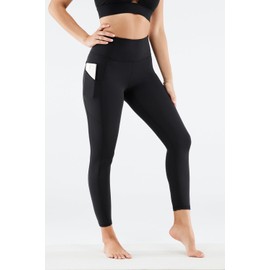 Fabletics Women's Oasis PureLuxe High-Waisted 7/8 Legging, Workout, Yoga, Light Compression, Buttery Soft, XS, Black
