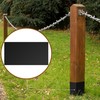 DECOHS 8 Pcs Fence Post Protection, 24.4 x 8.4 Inch