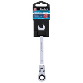 Blue Spot Tools 05102 10mm Chrome Vanadium Ratchet Spanner Flexible Head (180°)