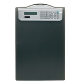 Alco-Albert 5518 Holder Clipboard with Solar Calculator (manf PART CODE: Scale, Black