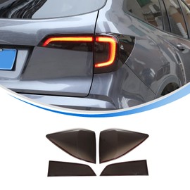HIRUFAIT Tail Lights Cover for Honda Pilot 2019 2020 2021 2022, ABS Smoked Tint Tail Lights Lamps Covers, 4Pcs Car Rear Taillights Guard Cover Trim Exterior Accessories, Transparent Gray