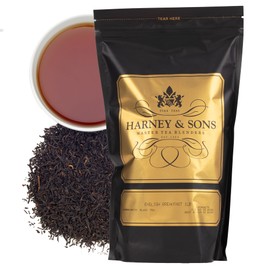 Harney & Sons English Breakfast Tea, 16oz Bag of Loose Black Tea