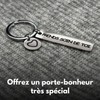 EVEMATE Frankreich Schlüsselanhänger mit Gravur (Prends soin de toi)