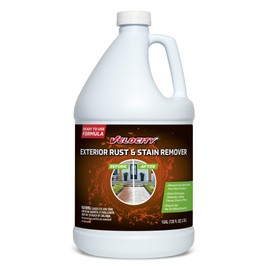 Velocity Exterior Rust Stain Remover - Rust Stain Remover for Concrete, Vinyl Siding, Decks and more - 1 Gallon