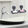 VirtuGro 2Pcs Suction Soap Dishes for Shower Soap Holder No