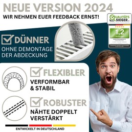 The Original Radiator Brush I Radiator Cleaning Brush for Higher Heating Output and Clean Room Air I Radiator Brush with Washable Cover I Clean Radiator with Heating Cleaning Brush (Grey)