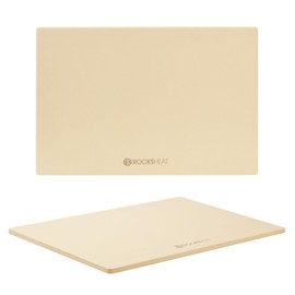 ROCKSHEAT Pizza Stone, Rectangular Extra Large 23.6" x 15.8" x 0.6" Pizza Stones for Oven Grill BBQ, Industrial Commercial Heavy Duty Cordierite Baking Stone for Pizza Bread, Outdoor Pizza Accessories