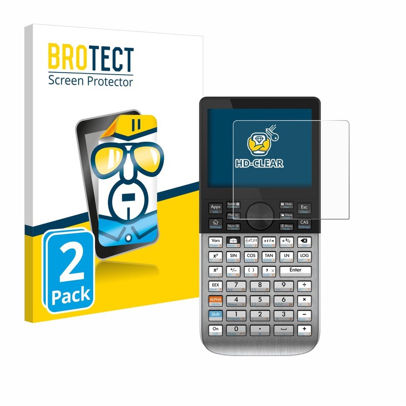 2x Brotect Anti-Fingerprint HD Clear Screen Protector for HP Prime