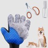 Elecpioneev Pet Grooming Gloves, Cat Gloves for Grooming, Rubber Dog