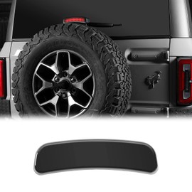 LitMiRaCle 3rd Brake Light Cover, Third High Mount Stop Light Cover Compatible with Ford Bronco 2021 2022 2023 2/4 Door, Smoke Black