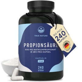 True Nature Propionic Acid - High Dose - 500 mg/day - 240 Capsules
