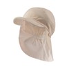 Sterntaler Girls' Peaked Cap with Neck Protection Printed with Dots