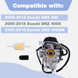 Carburetor Fits for Suzuki DRZ400 DRZ 400 DRZ400SM DRZ400S 2005-2018 Replace 13200-29FB4 Carb Kit With Filter