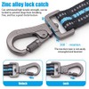 Short Dog Leash,18.5''Reflective Nylon Dog Leash with Handle for Large
