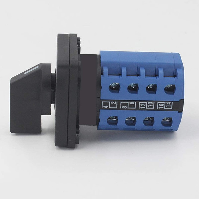 TOP-VIGOR Universal Rotary Cam Selector,Changeover Switch,Changeover Selector Switch LW26-20 380V