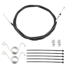 CADUFUELLY 75'' Universal Throttle Cable Kit for Go Kart With Brake Return Pedal Spring, Replacement for Kandi Go Cart Mini Bike Dirt Bike Scooter 90cc 110cc 125cc 150cc