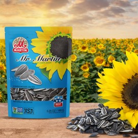 MR. MARTIN Freshly Roasted Salted Sunflower Seeds To Eat – Non-GMO, Crunchy, Kosher, Delicious, Vegan, Keto Friendly Snack – 5.25 Oz, 3 Pack