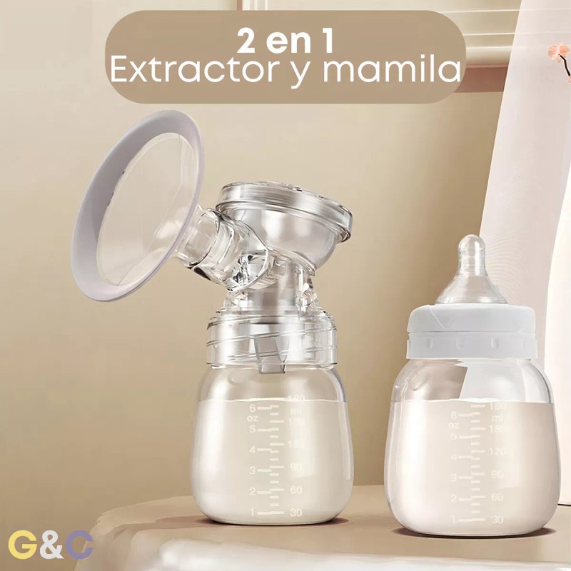 GC Extractor De Leche Eléctrico Recargable 2 Modos Y 9