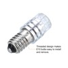 MECCANIXITY 3V/0.12A E10 Mini LED Light Bulbs, 2Pcs Miniature Screw