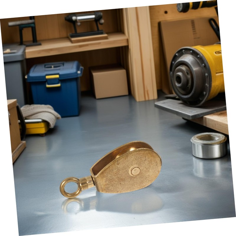 BIUDECO High Load Capacity Brass Pulley Single Head Smooth Silent