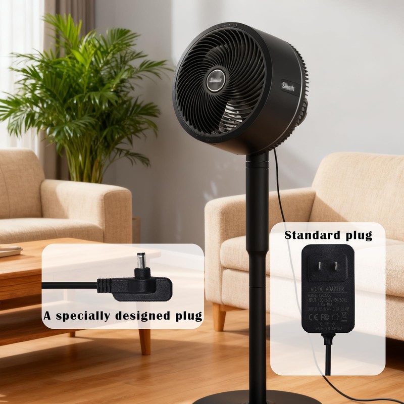 Sigely 12V Charger Fit for Shark FlexBreeze Outdoor Fan