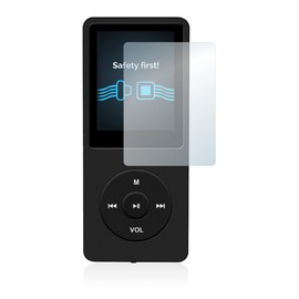 Savvies 6 Pack Screen Protector compatible with AGPtek 8GB MP3-Player Protection Film Clear