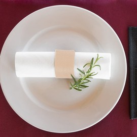 Antevia Napkin Rings, Design and Trendy, Pack of 4, More than 10 Models, Colour: Beige (Napkei Beige)