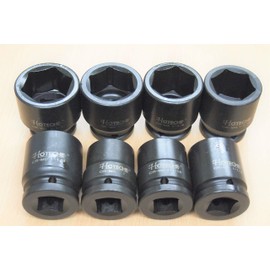 8 PC 3/4" Dr. Impact Socket SAE 6-Pt 1" TO 1-1/2"