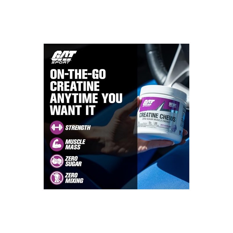 GAT SPORT Masticables de Creatina - Sin Azúcar - 5