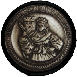 3" St Barbara Medal Patron Saint of Artillerymen Morale Patch-. Custom Patches by Redheadedtshirts Made in The USA