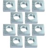 AERZETIX - C49558 - Set of 10 Square Nuts M6