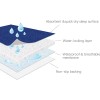 Springspirit Incontinence Bed Pads Waterproof Washable Reusable Large Bed Underpads