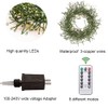 WEGRASY Firecracker Fairy Lights Plug in,33ft 300LEDs Green Wire Cluster