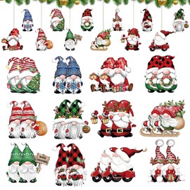 Doyime Christmas Ornaments, Wooden, Christmas Gnomes, Wooden Christmas Tree, Ornaments, Christmas Tree, Decorations, Santa Christmas Party Supplies